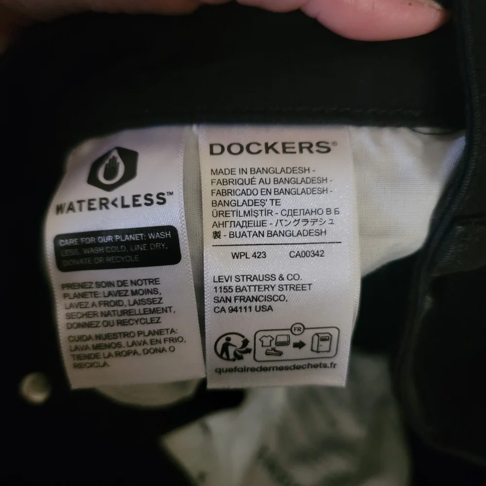 Dockers Men's Black Jean Pants Size 36